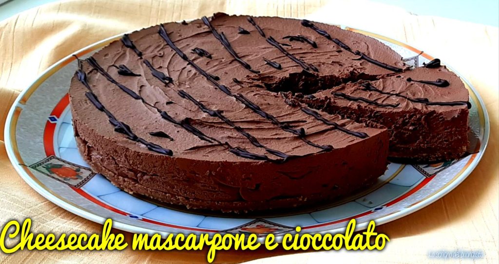 Mascarpone and Chocolate Cheesecake