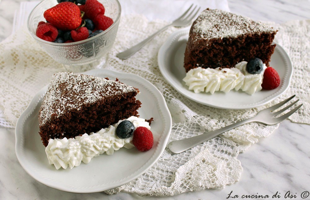 Chocolate and Coconut Cake