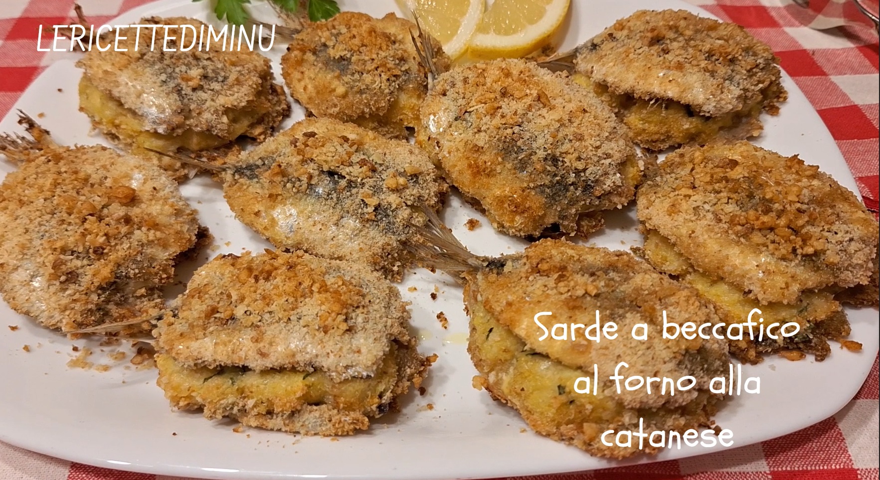 Baked Sarde a Beccafico Catanese Style