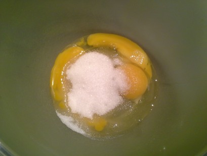 egg and sugar