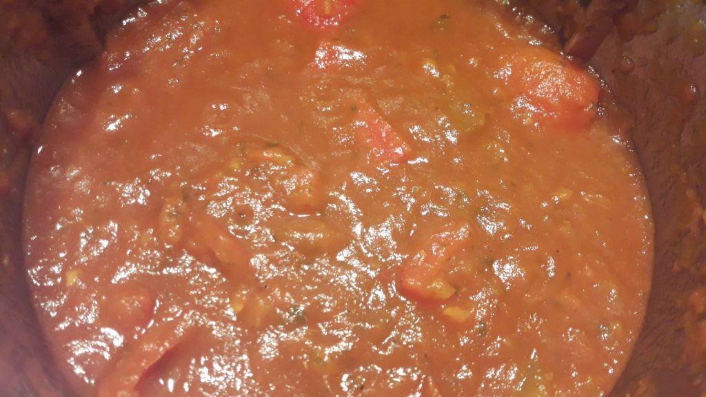 Ready-made pepper sauce conserve