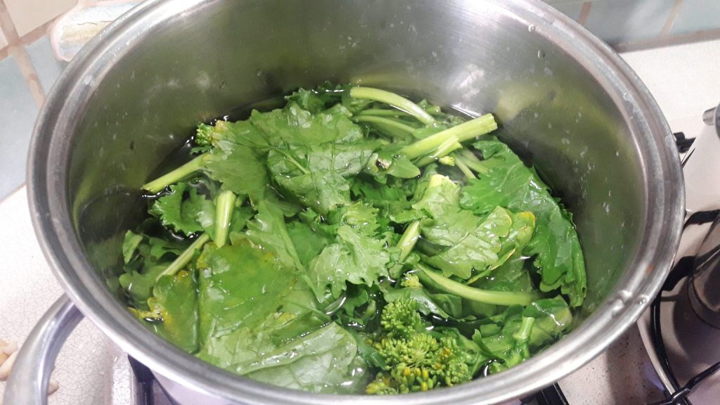 Sautéed broccoli rabe