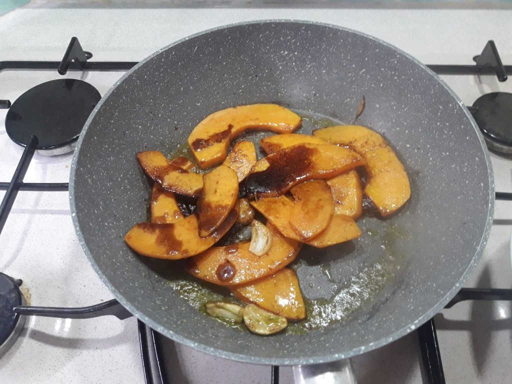 Orange Pumpkin Sweet and Sour Sicilian