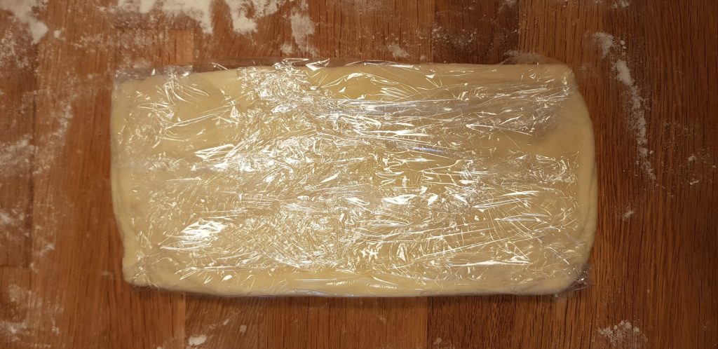 quick puff pastry resting