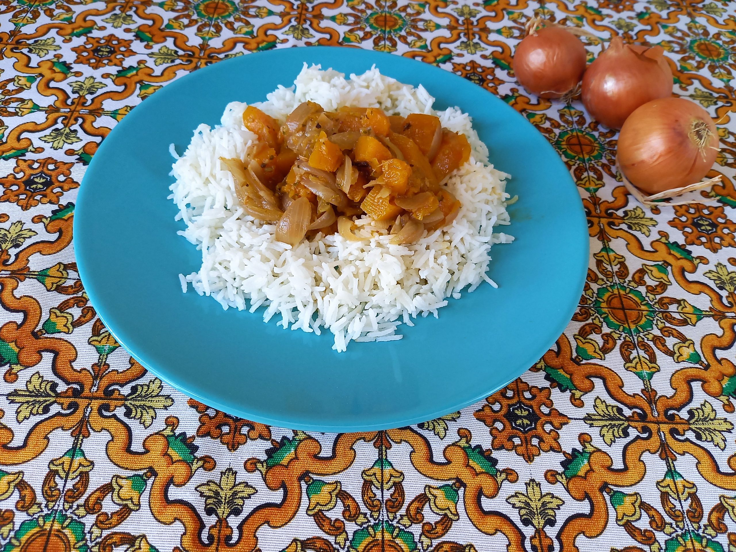 Basmati Rice with Spiced Pumpkin