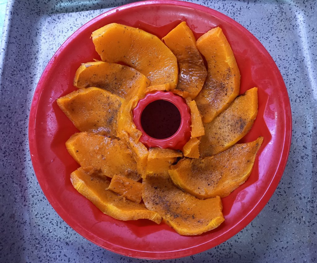 Pumpkin Bundt Cake with Trick