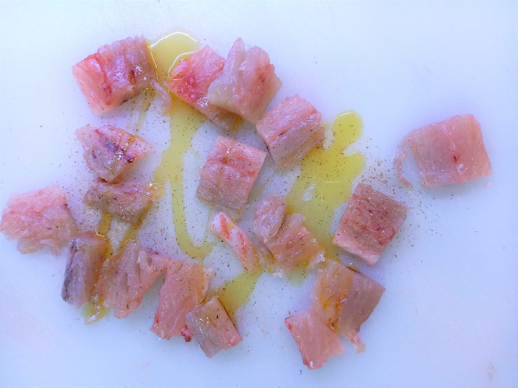 Spaghetti with Sea Pike or Barracuda