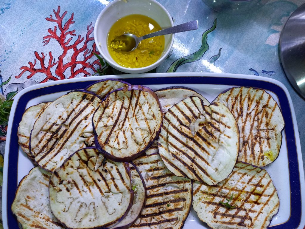 grilled eggplants