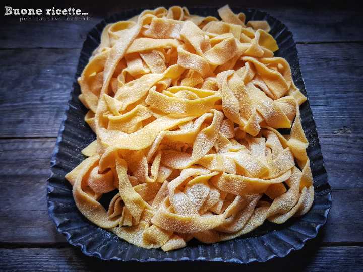 homemade tagliatelle