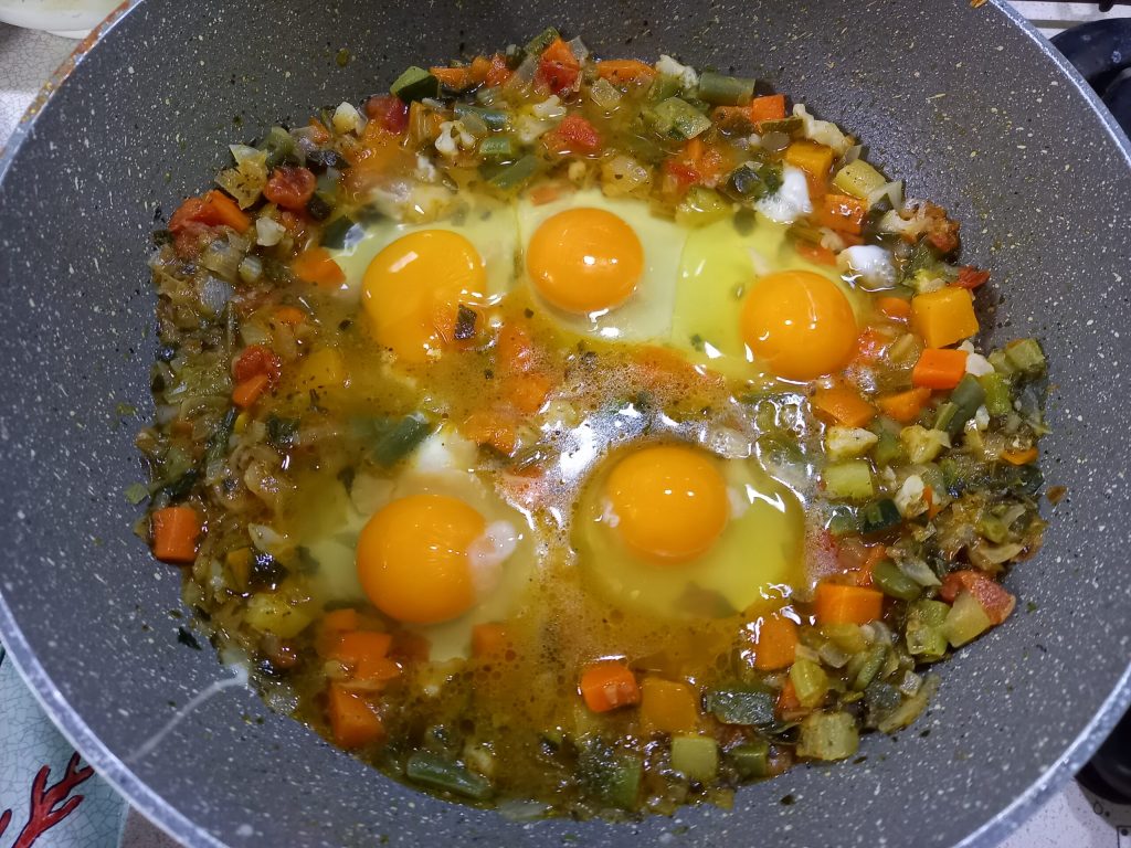 Spring Eggs in Pan and with Bimby