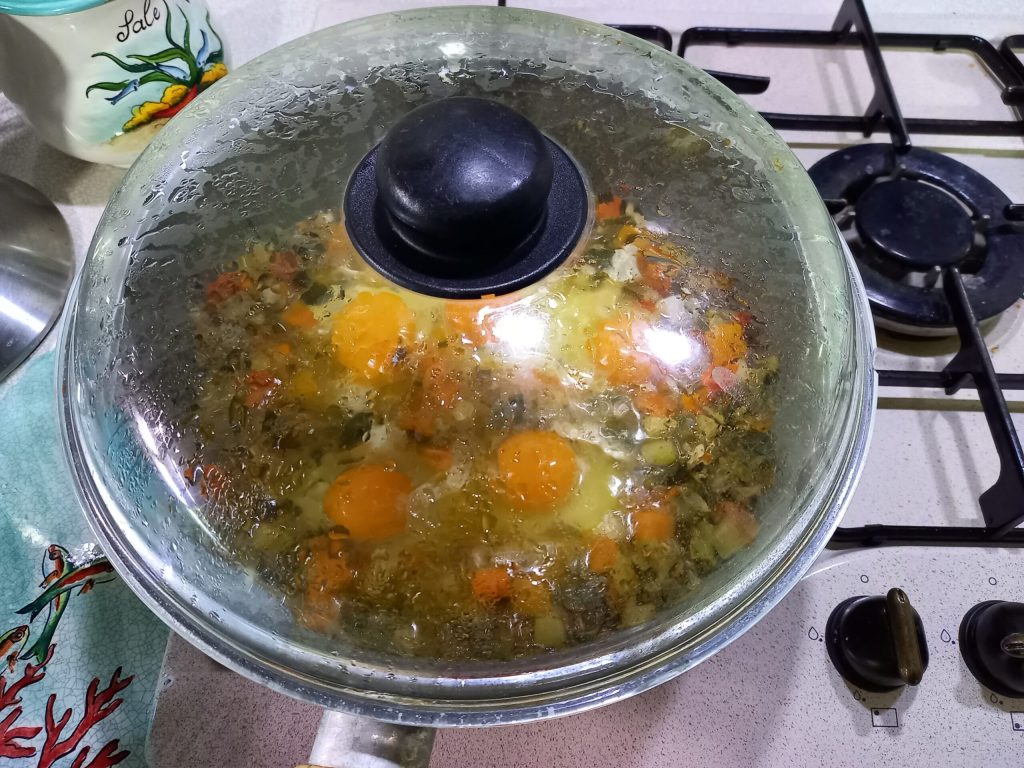 Spring Eggs in Pan and with Bimby