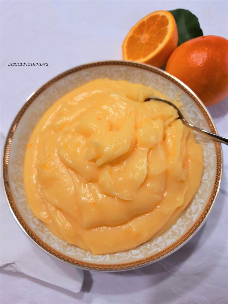 Orange cream for cakes and pies
