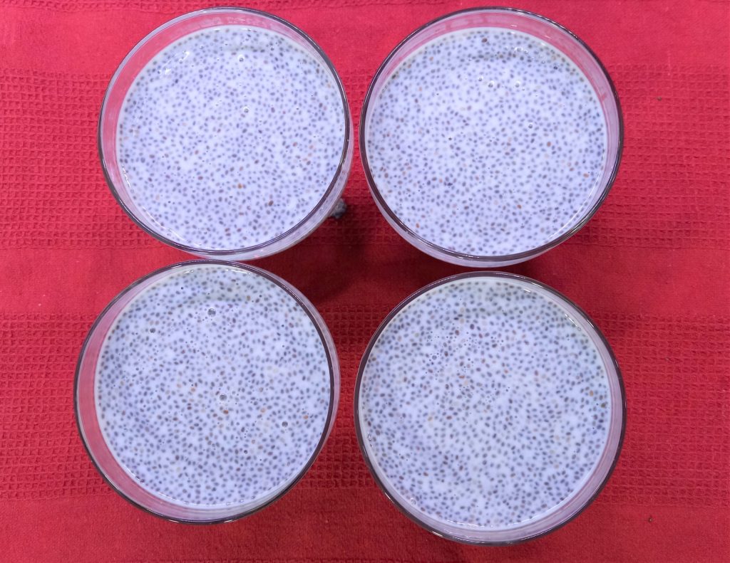 Chia Seed and Cherry Pudding