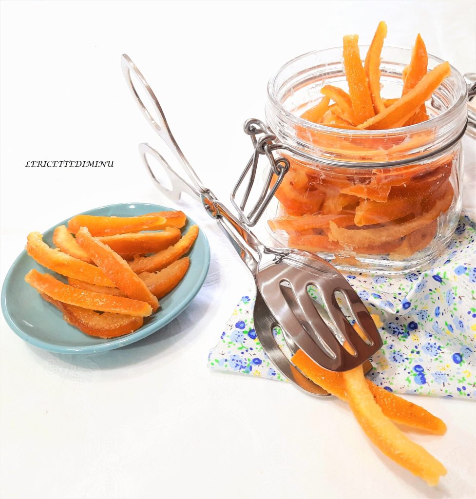 Candied Orange Peels with Soaking