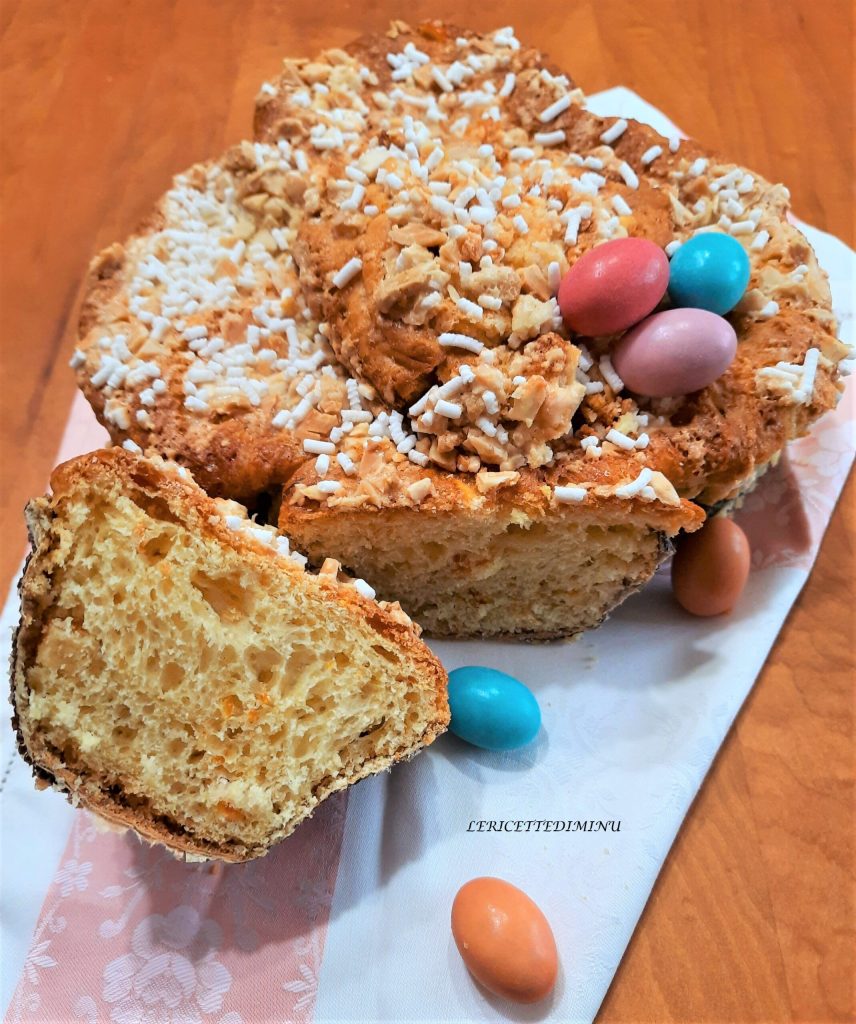 Easter Dove Cake with Almonds and Candied Orange