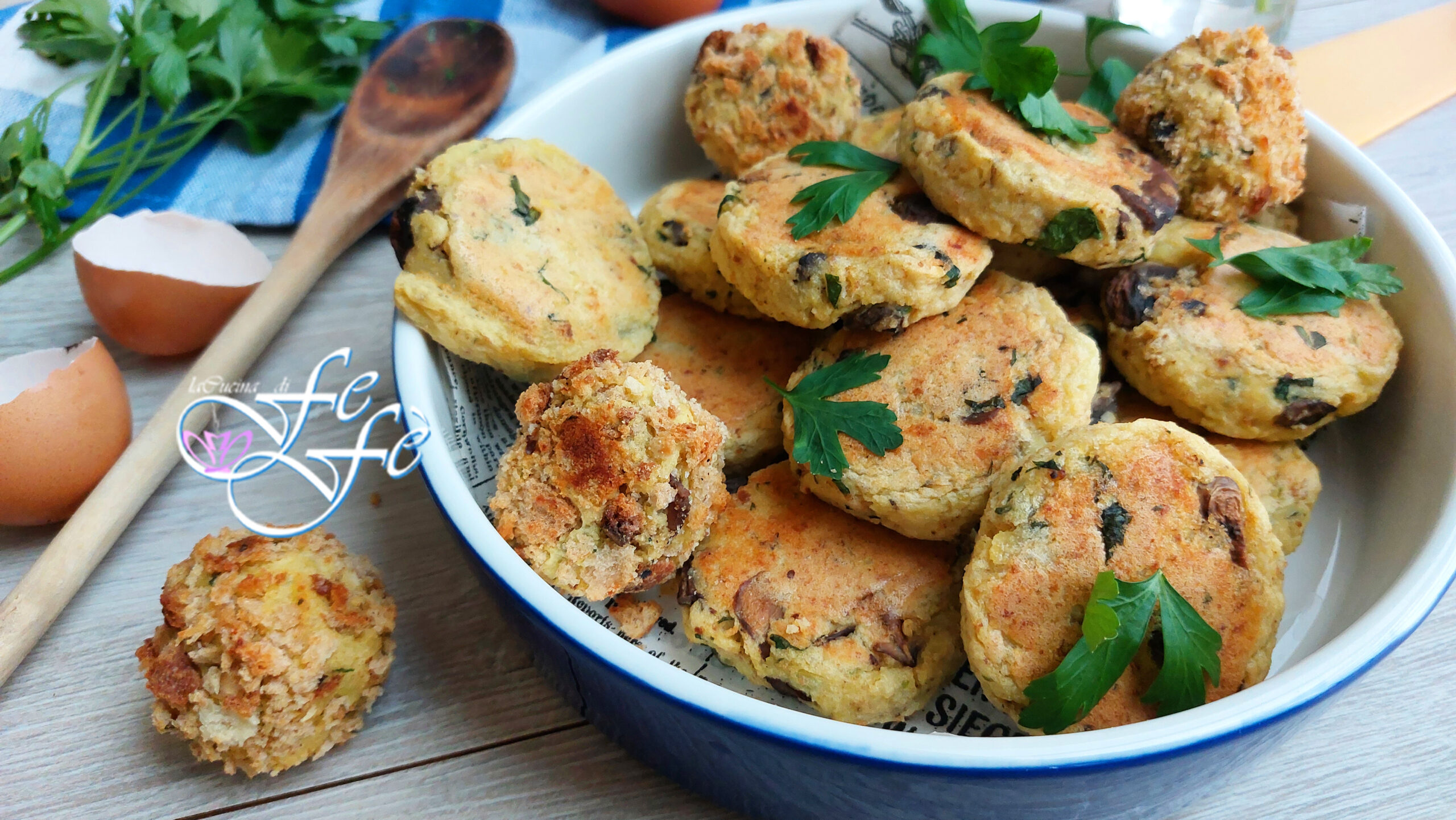 POTATO AND CHAMPIGNON MUSHROOM MEDALLIONS