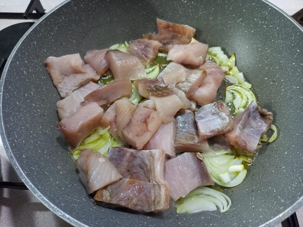 Ricciola in umido “a ghiotta” by Rita