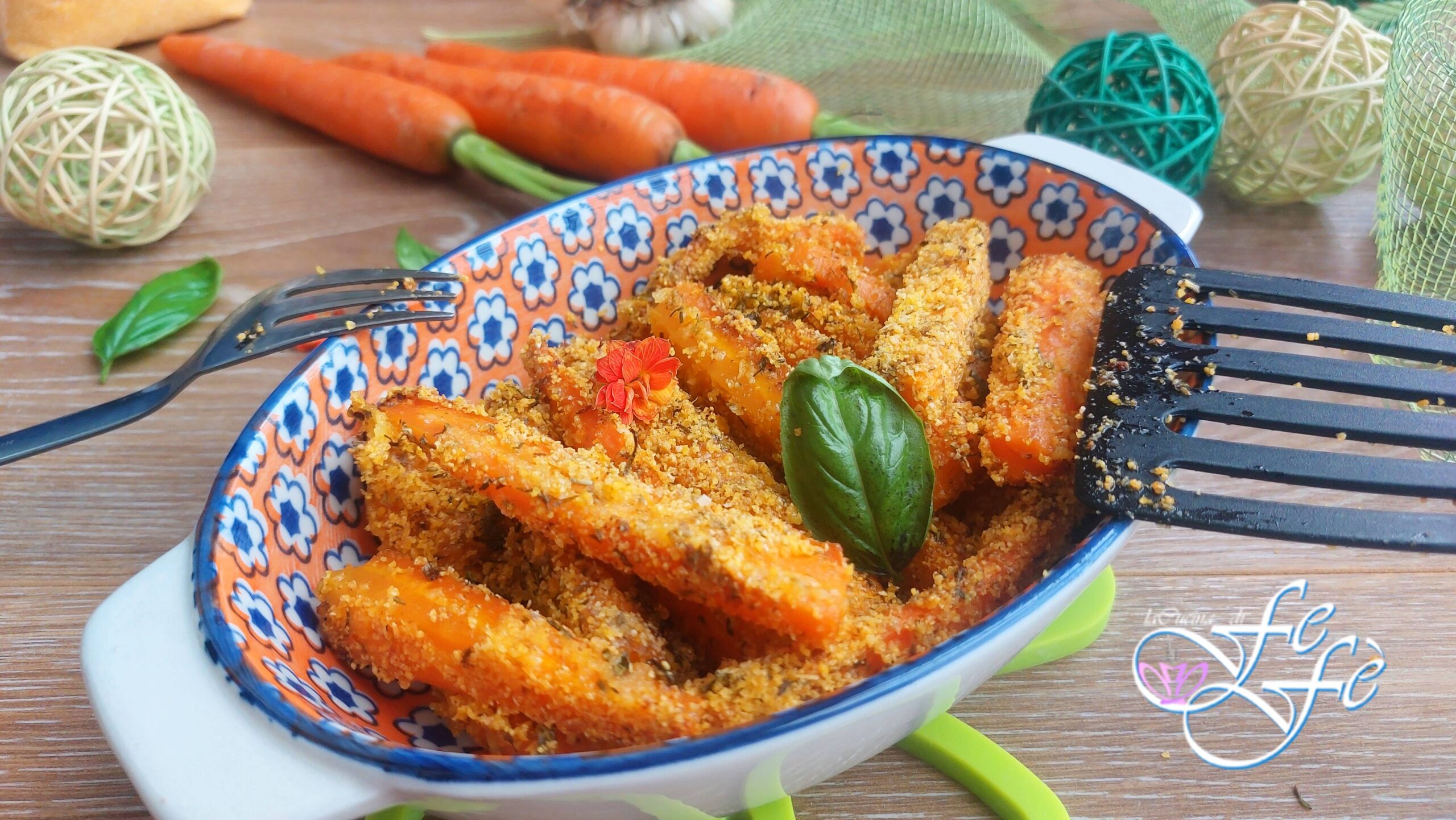CHEESE-COATED CARROT STICKS