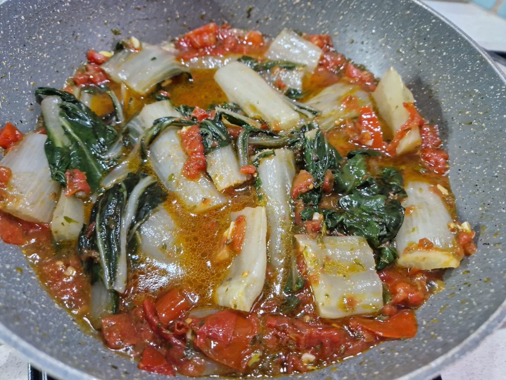 Pan-Sautéed Swiss Chard Stems