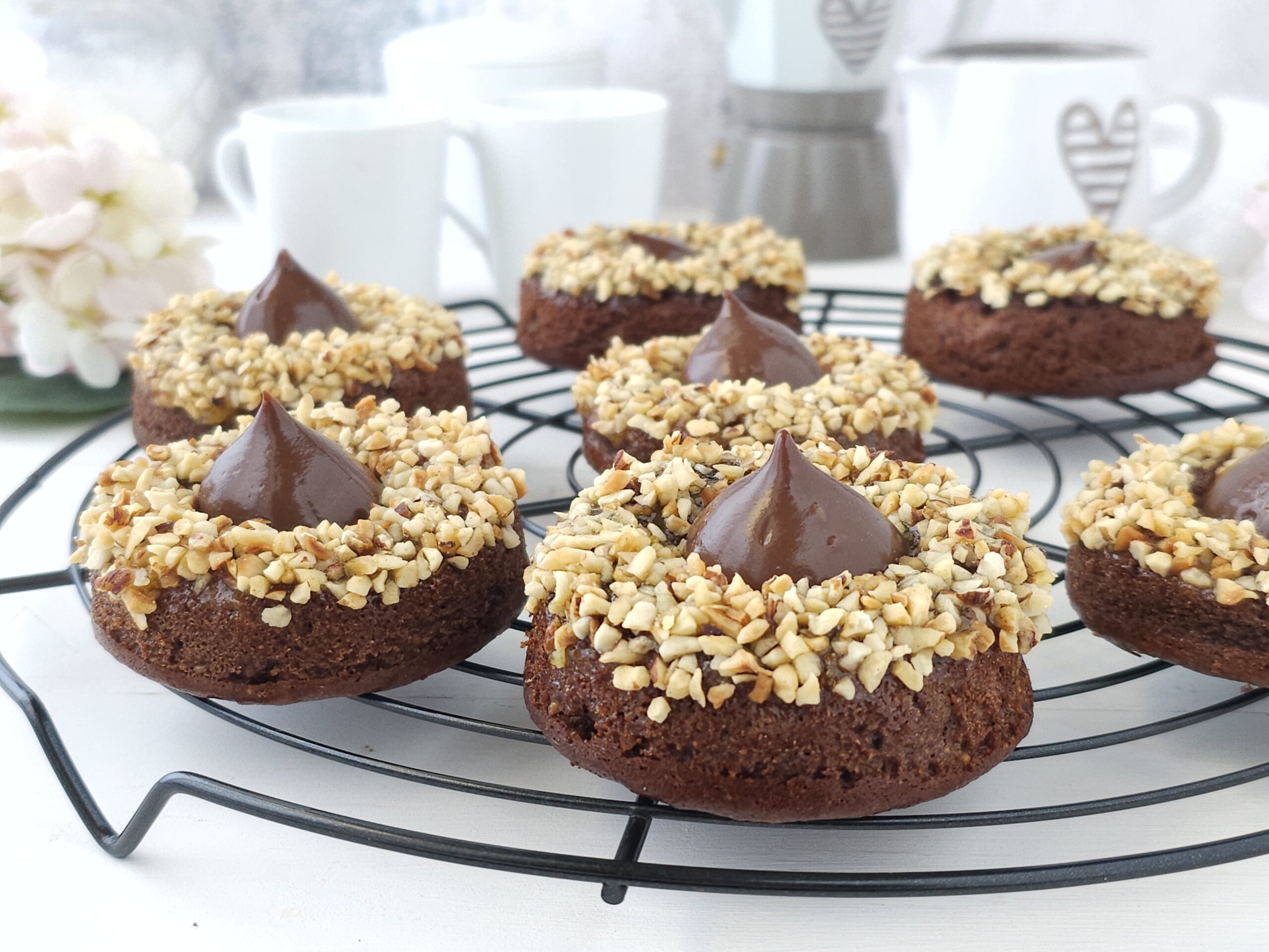 Mini Hazelnut and Chocolate Cakes