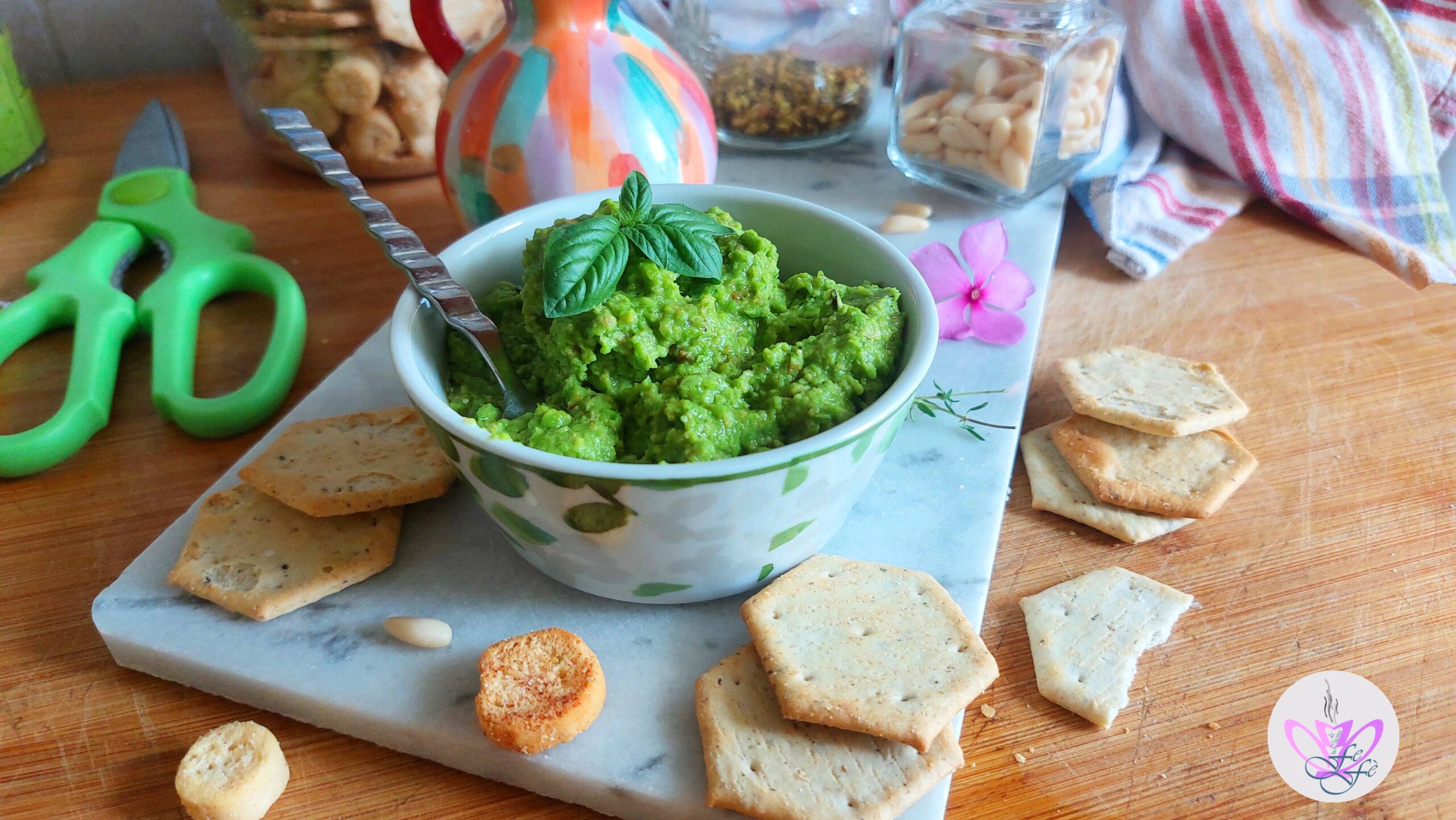 PEA AND PISTACHIO PESTO