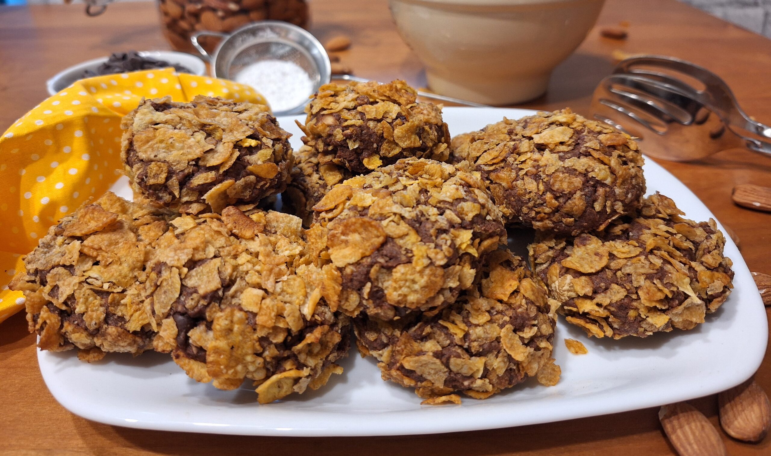 Chocolate Desert Rose Cookies