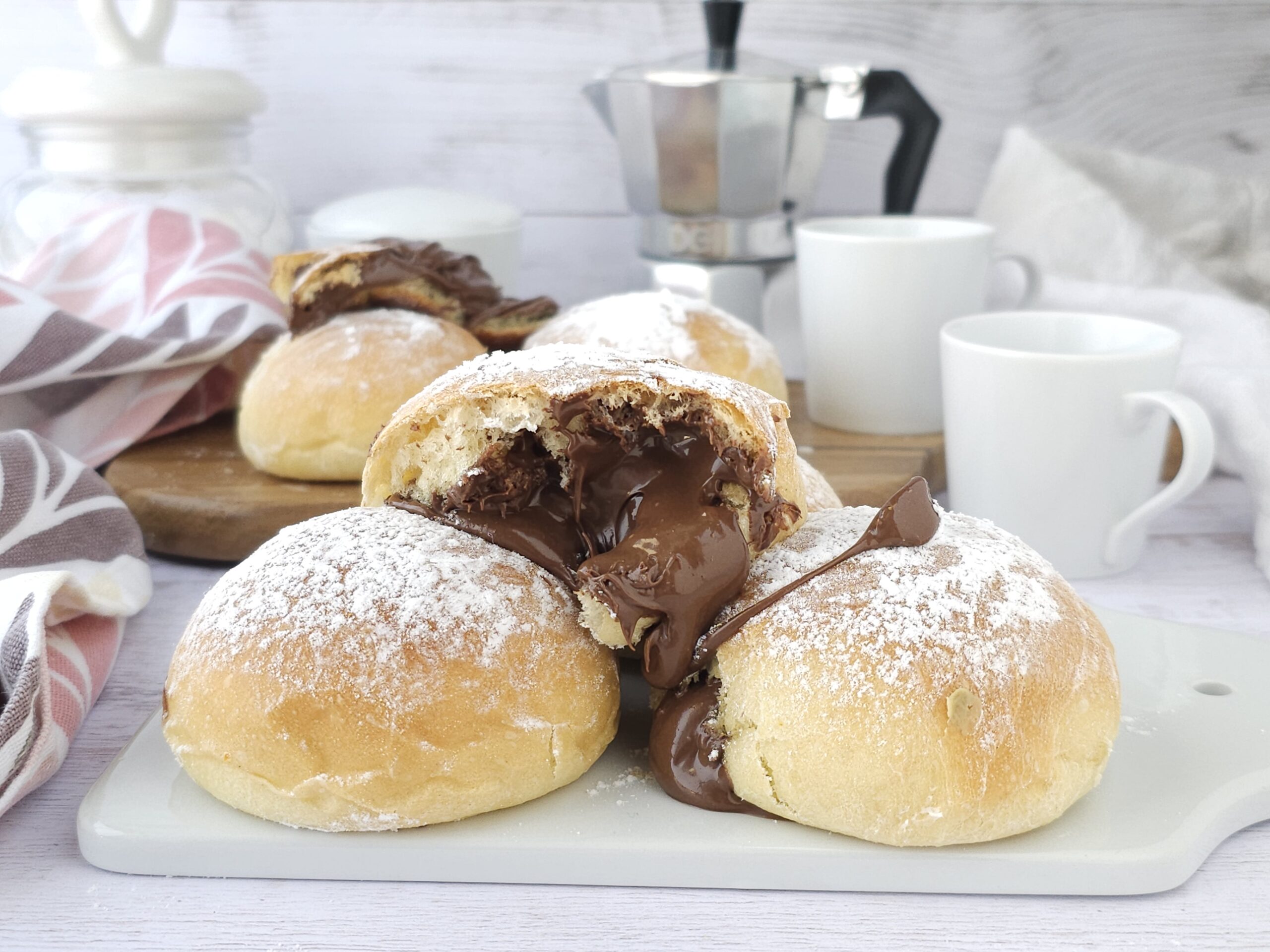 Nutella Stuffed Brioche