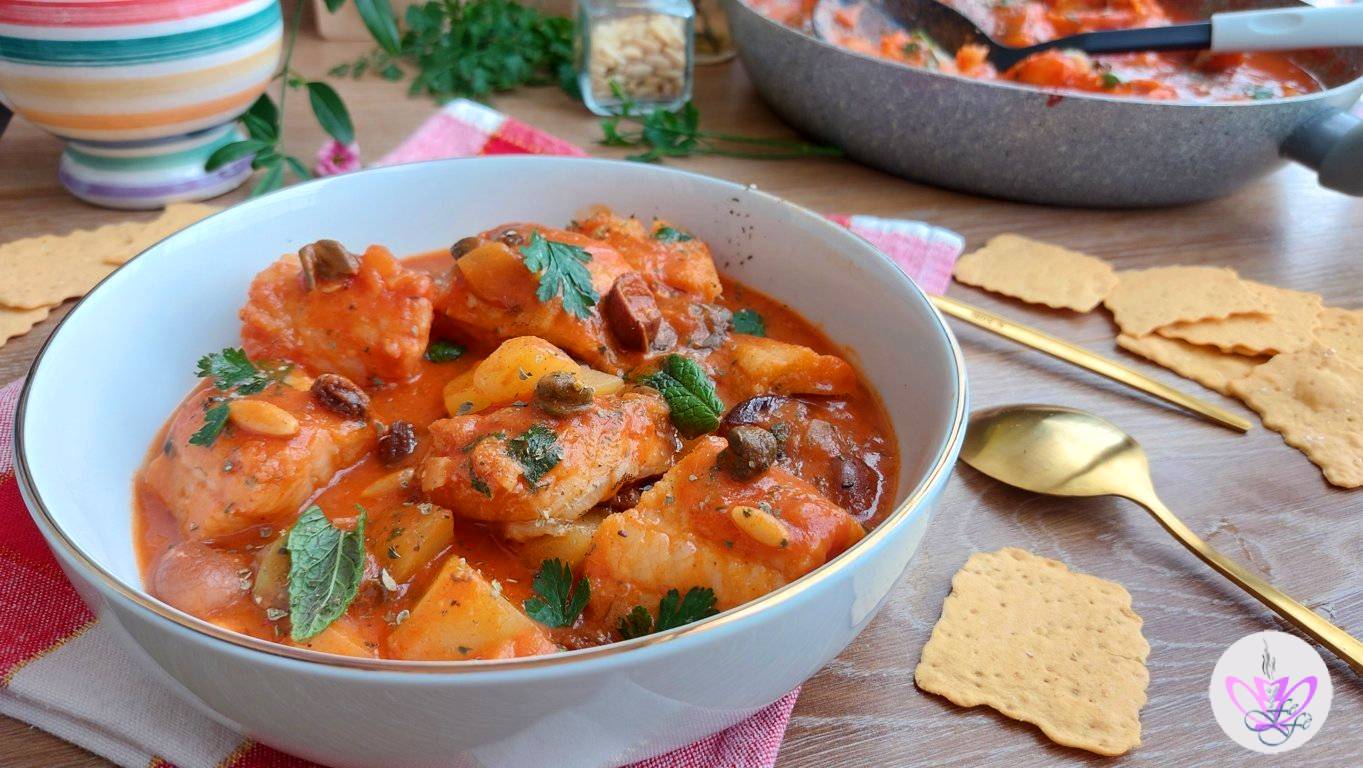 CODFISH ALLA GHIOTTA (Messina Recipe)