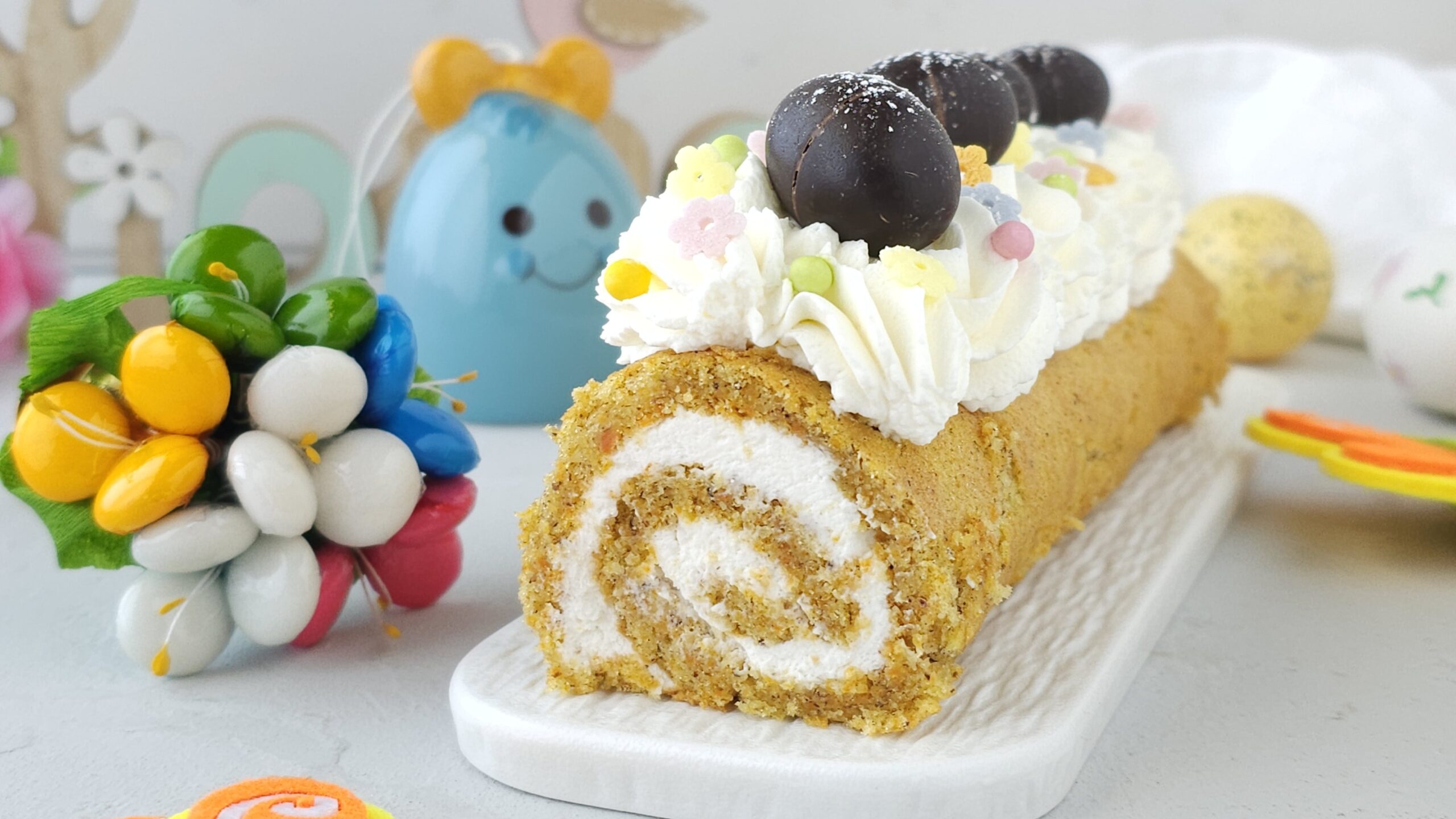 Carrot and Hazelnut Roll