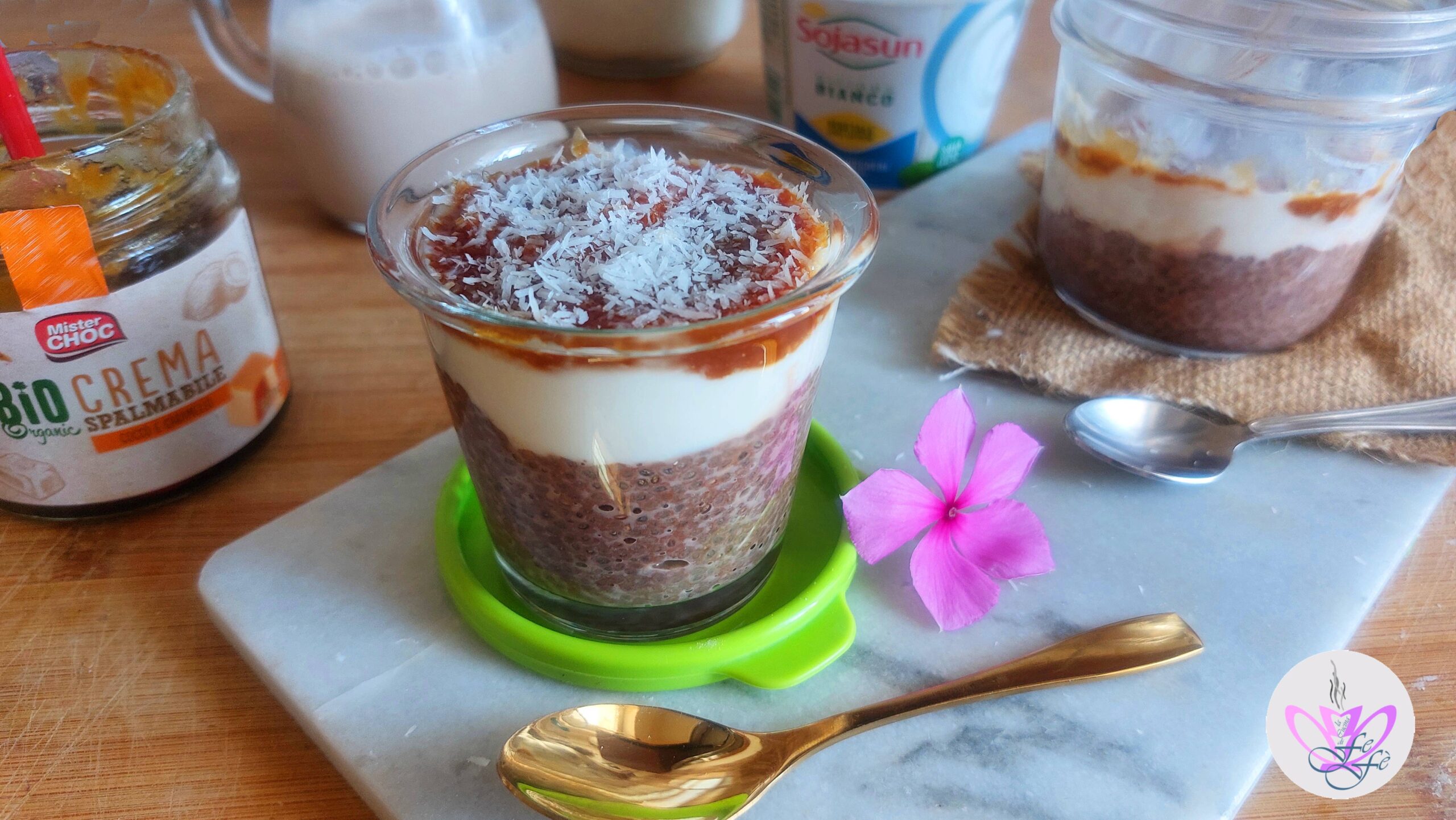 COCONUT AND CARAMEL CHIA PUDDING