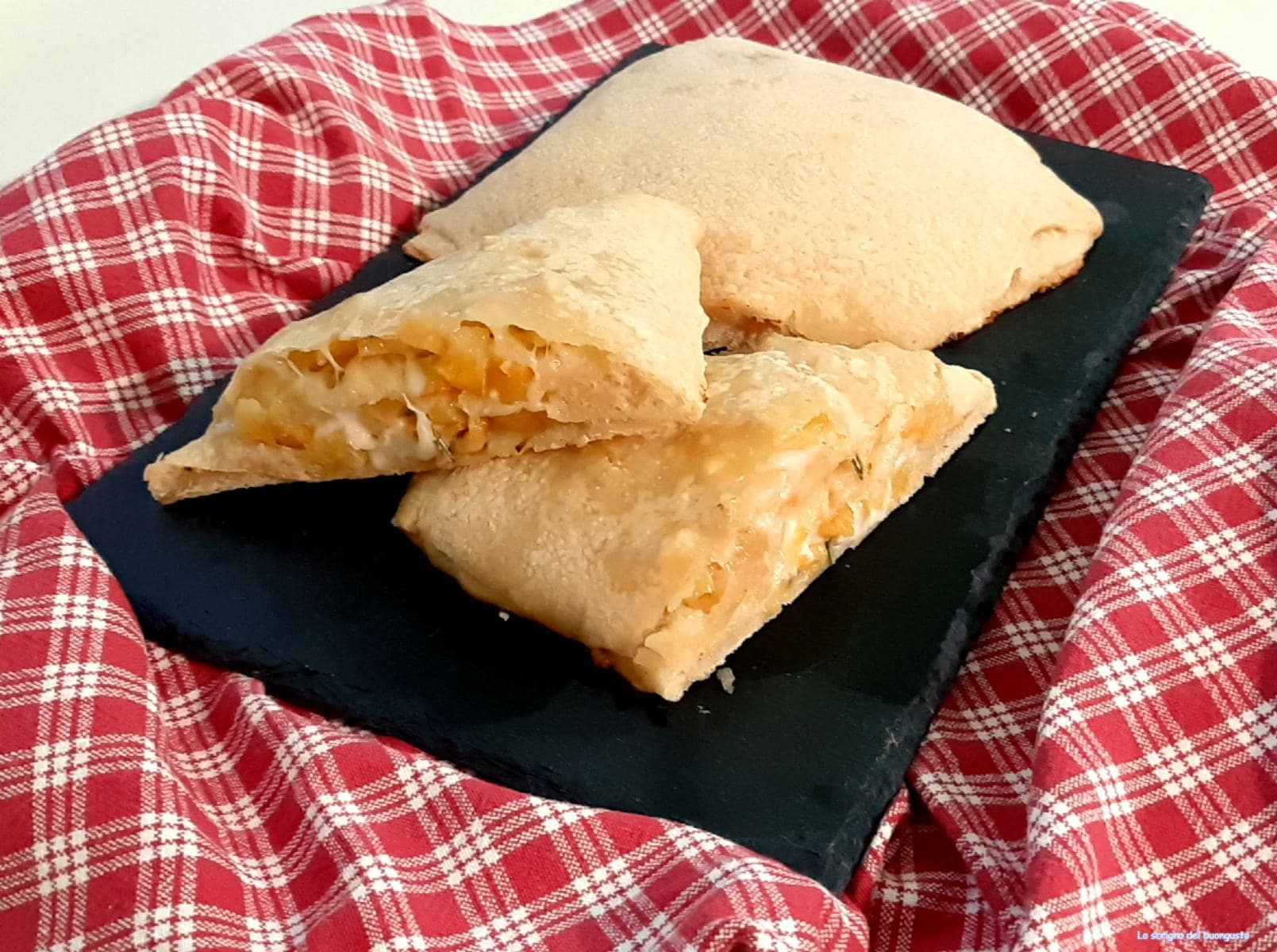 Layered Stuffed Pizza Triangles