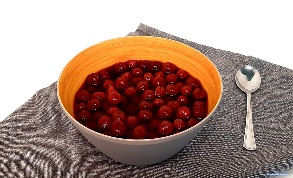 Sour Cherries in Syrup