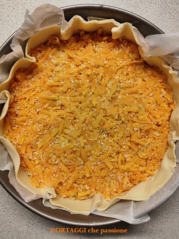 place the filling inside the pastry