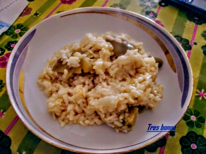 risotto with lemon artichokes