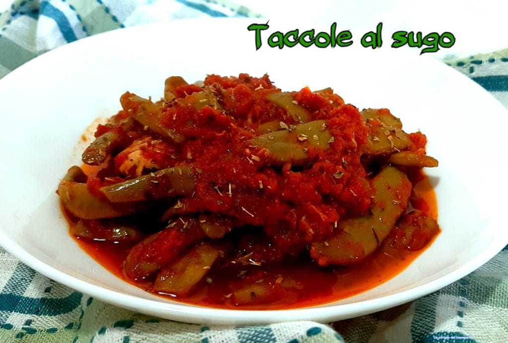 Snow Peas in Tomato Sauce