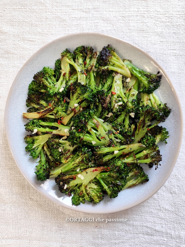 season grilled broccoli