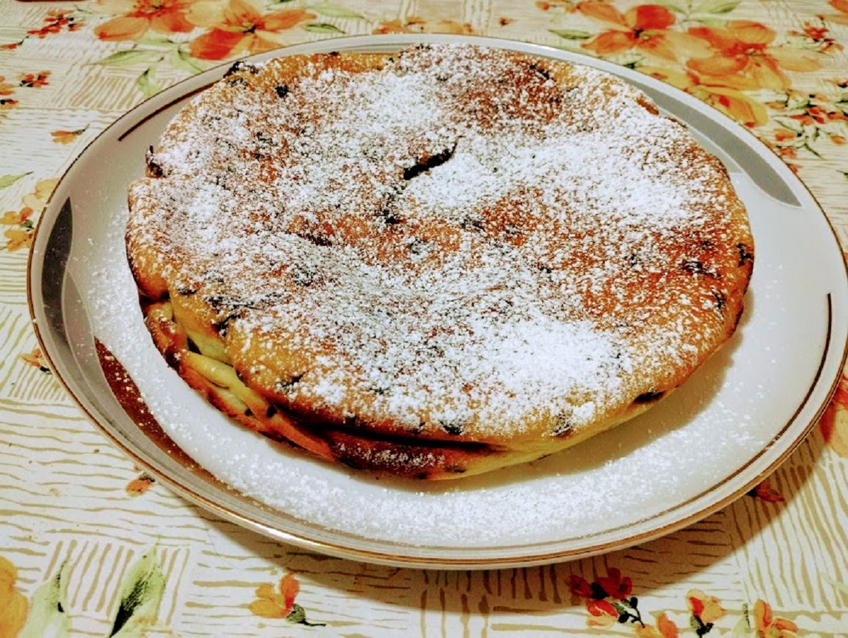 Ricotta Cake with Chocolate Chips without Flour with a Little Potato Starch
