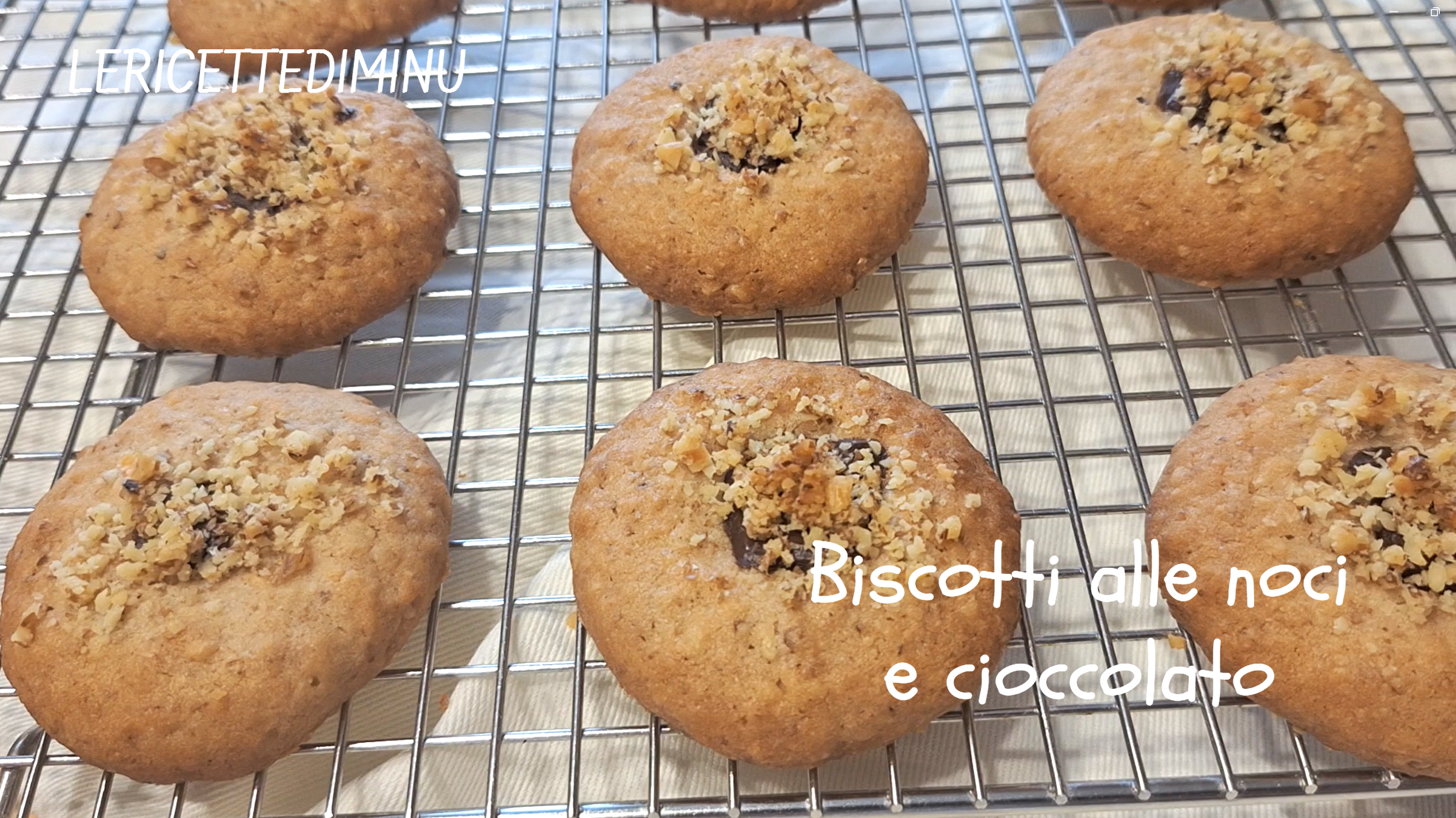 Walnut and Chocolate Cookies