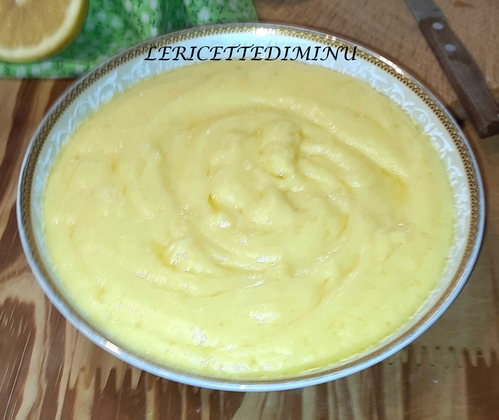 Lemon Diplomatic Cream