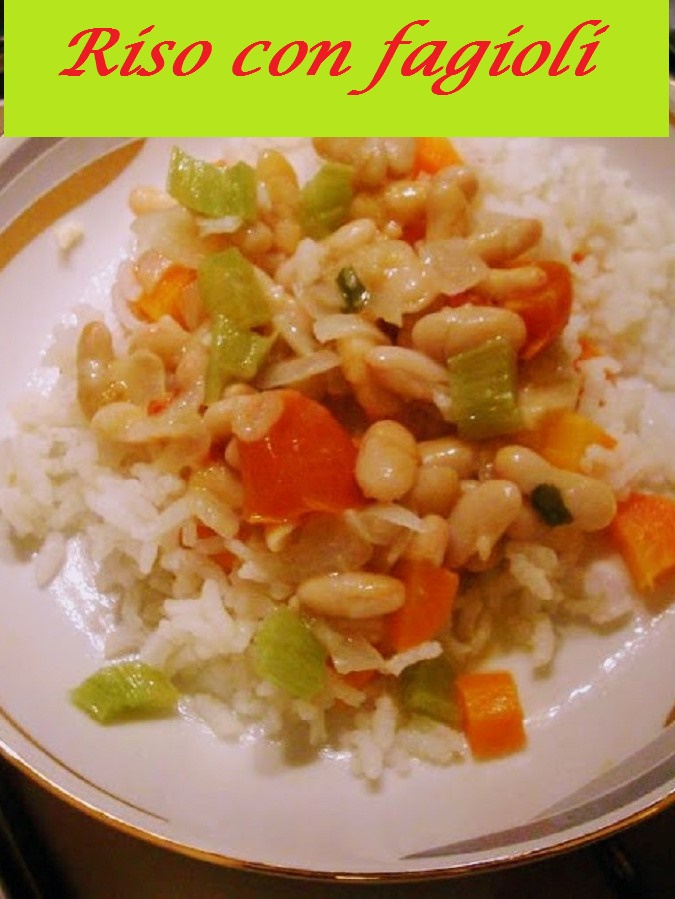 Rice with Cannellini Beans, Celery, and Carrot