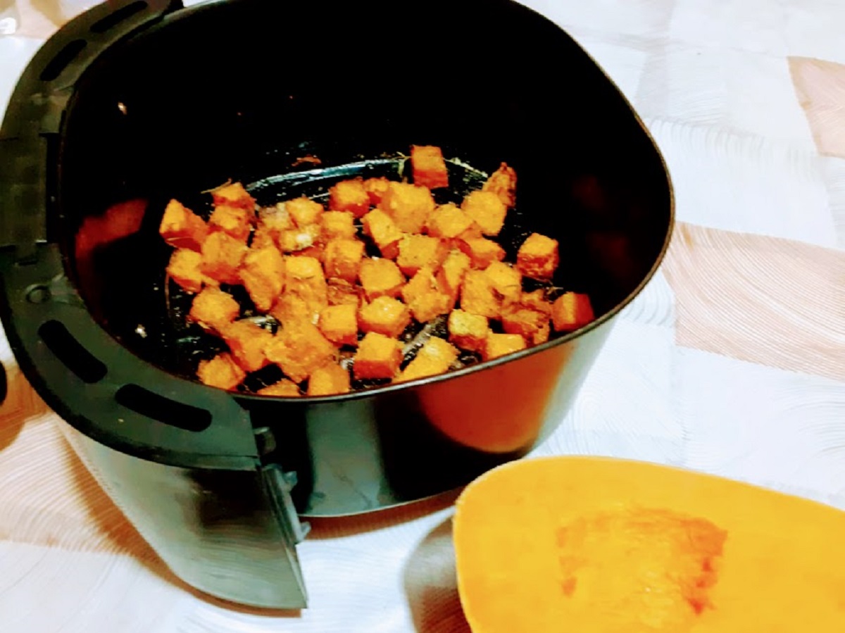 Spicy Sandy Air Fryer Pumpkin