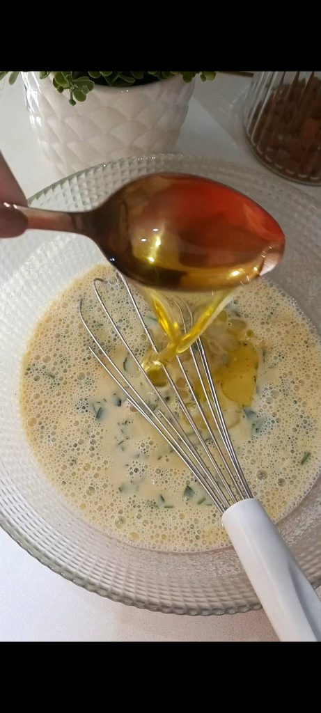 Chickpea flour batter