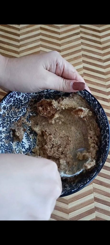 Mix of butter, sugar, and cinnamon