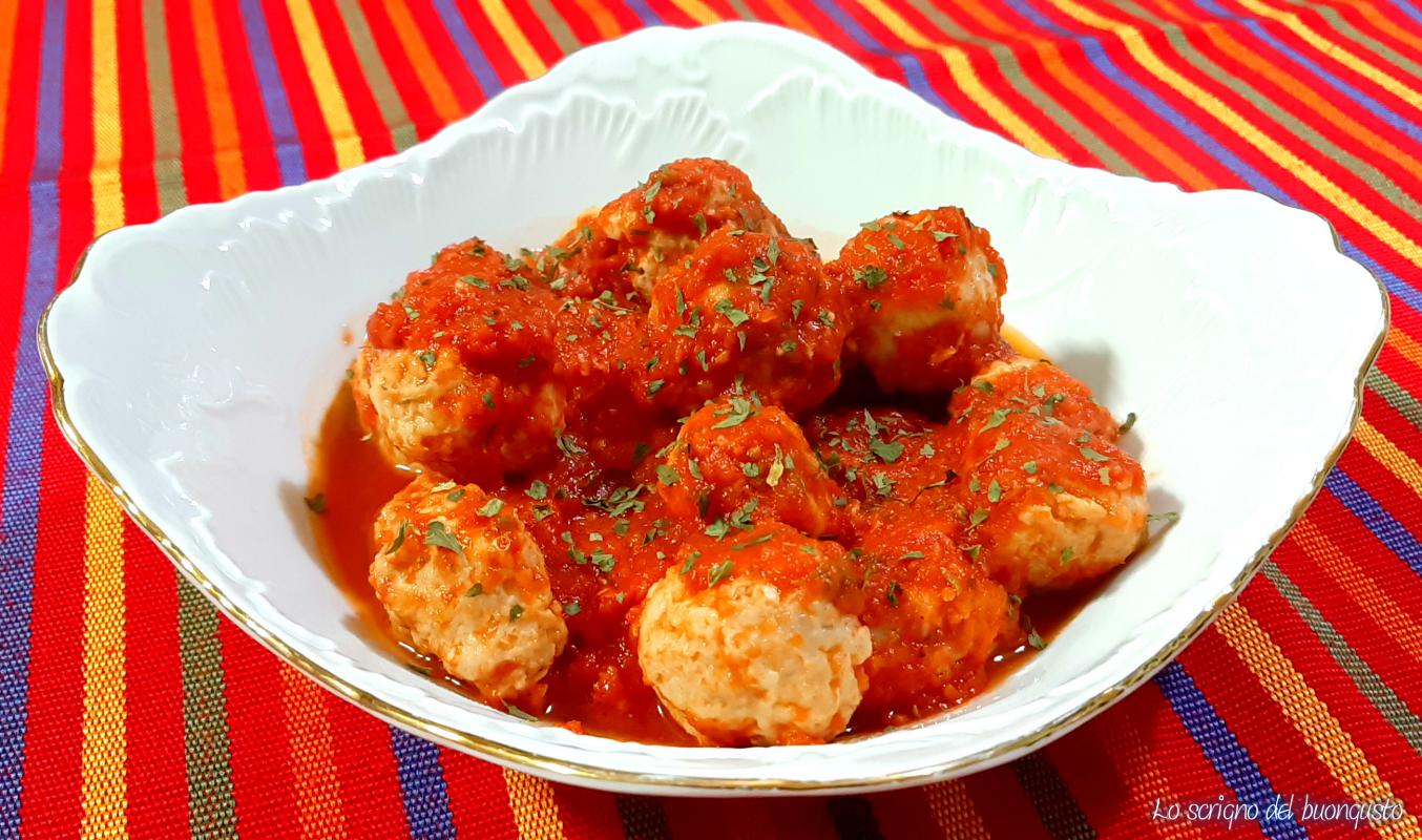 Chicken Meatballs in Sauce