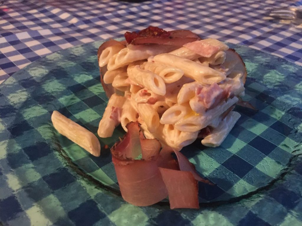 Philadelphia, speck, and sun-dried tomatoes