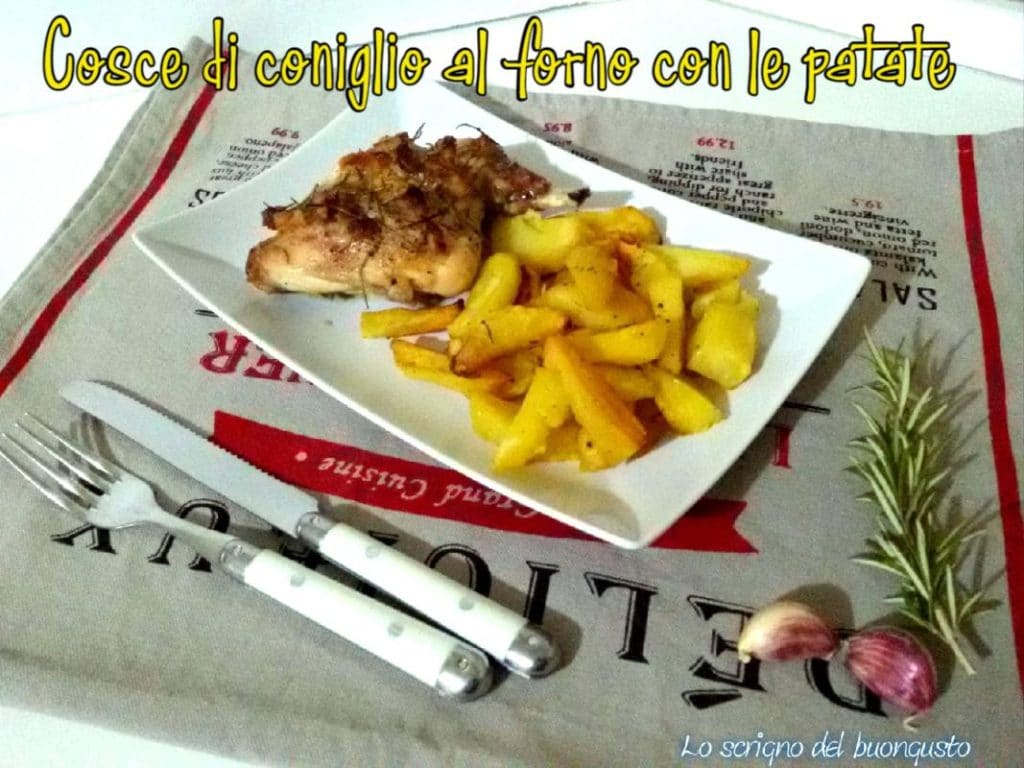 Baked Rabbit Thighs with Potatoes