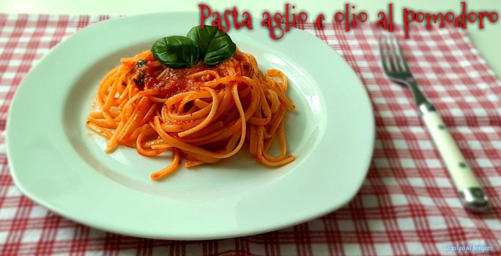 Garlic and Oil Pasta with Tomato