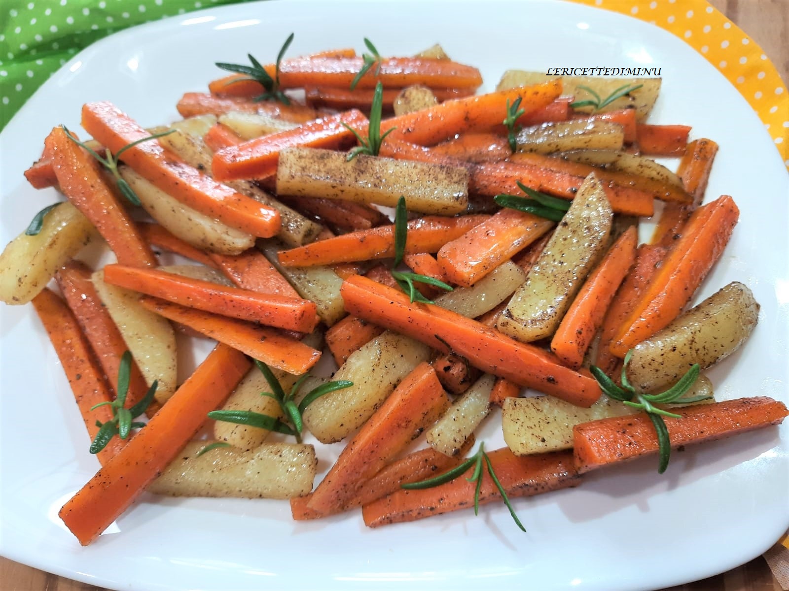 Pan-Glazed Carrots and Potatoes