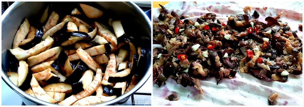 Spicy Eggplants in Oil