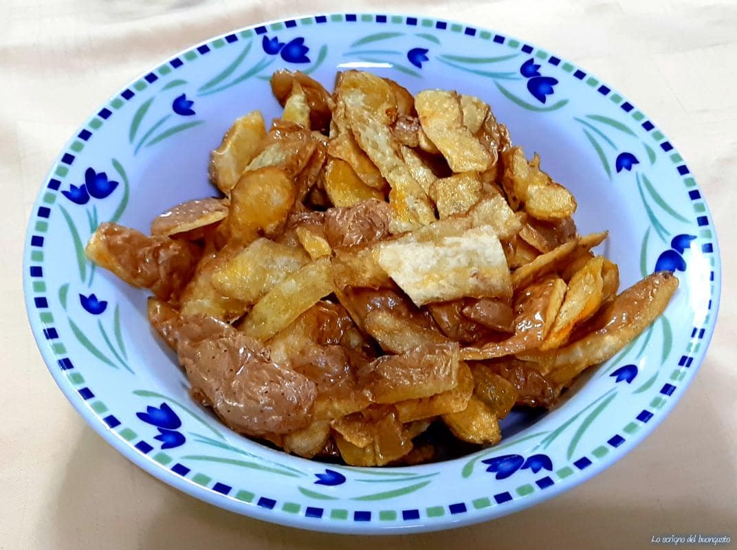 Fried Potato Peels